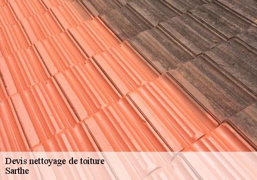 Devis nettoyage de toiture Sarthe 