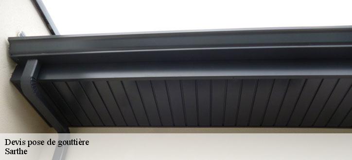 Devis pose de gouttière