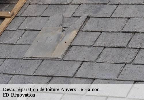 Devis réparation de toiture
