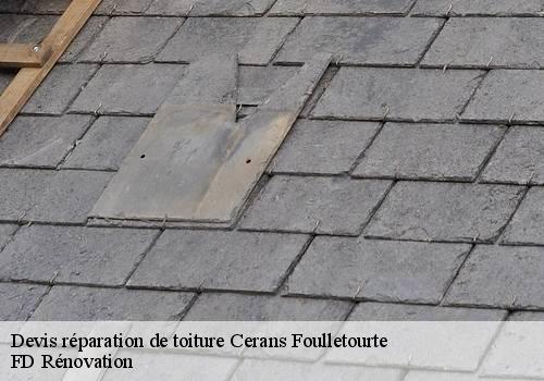 Devis réparation de toiture