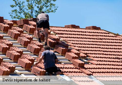 Devis réparation de toiture
