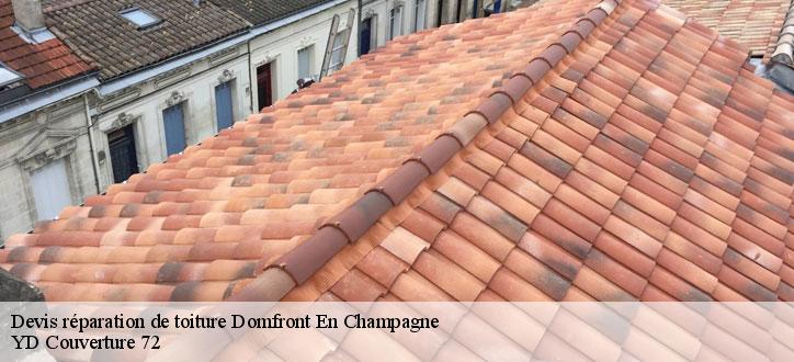 Devis réparation de toiture