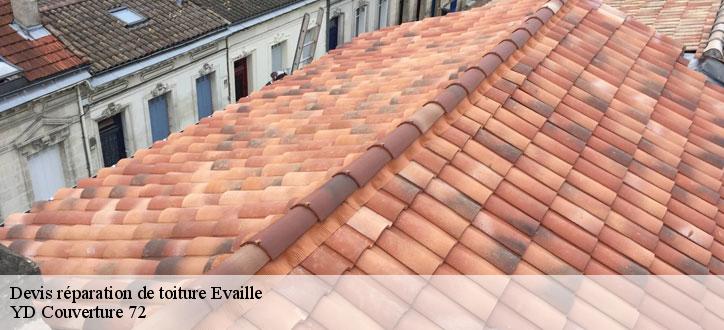 Devis réparation de toiture