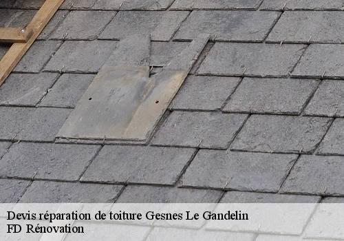 Devis réparation de toiture