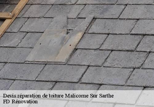 Devis réparation de toiture