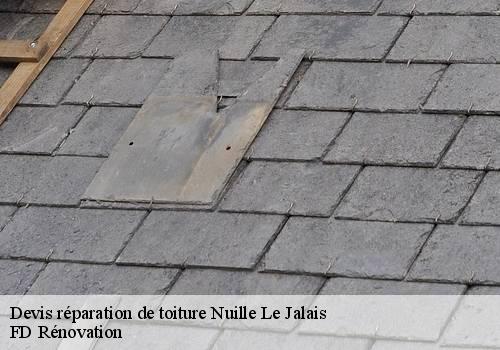 Devis réparation de toiture