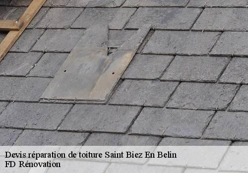 Devis réparation de toiture