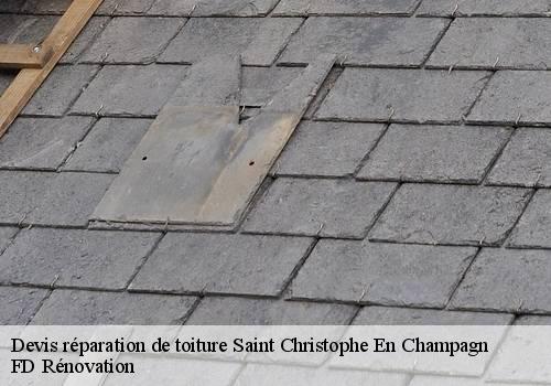 Devis réparation de toiture