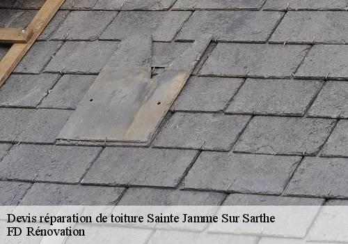 Devis réparation de toiture
