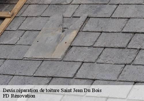 Devis réparation de toiture