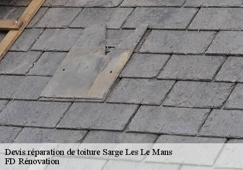 Devis réparation de toiture