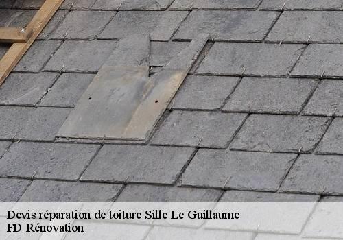 Devis réparation de toiture