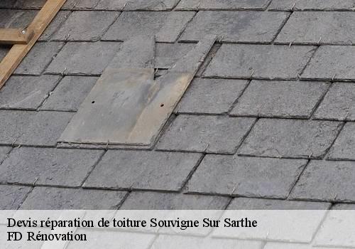Devis réparation de toiture