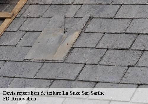 Devis réparation de toiture