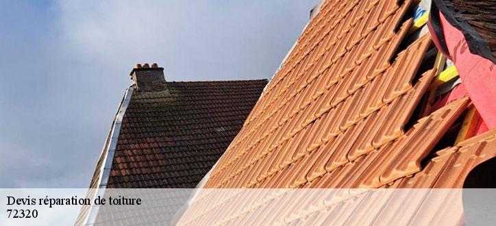 Devis réparation de toiture