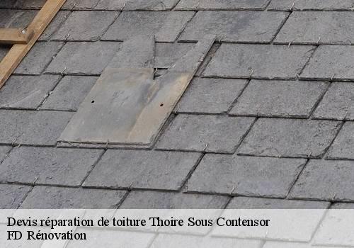 Devis réparation de toiture