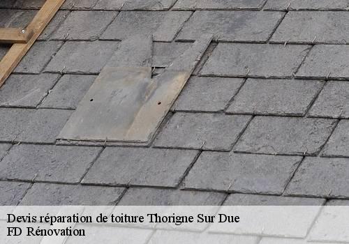 Devis réparation de toiture