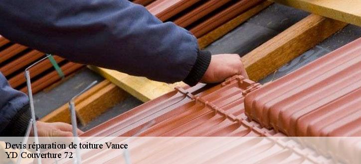 Devis réparation de toiture