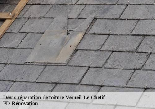 Devis réparation de toiture
