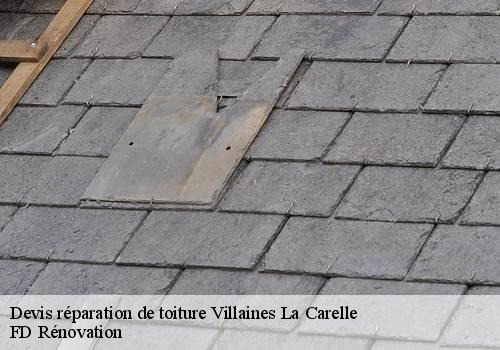 Devis réparation de toiture