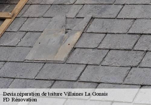 Devis réparation de toiture