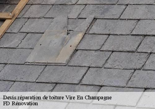 Devis réparation de toiture