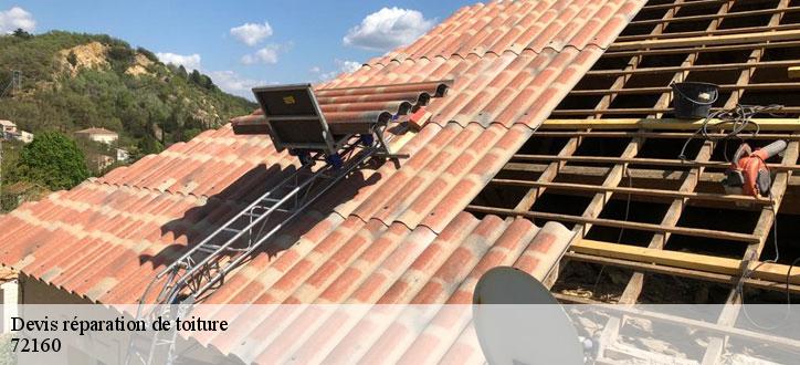 Devis réparation de toiture