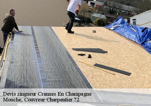 Devis zingueur  crannes-en-champagne-72540 Mouche, Couvreur Charpentier 72