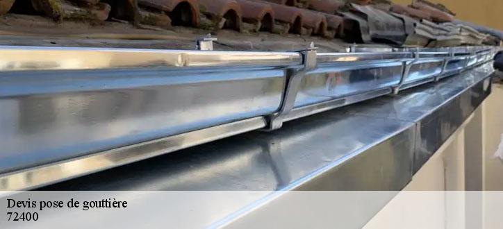 Devis pose de gouttière