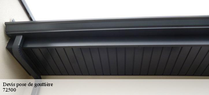 Devis pose de gouttière