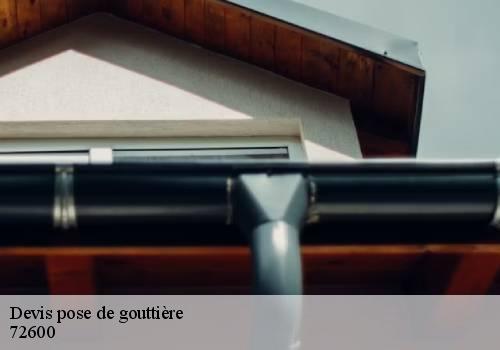 Devis pose de gouttière
