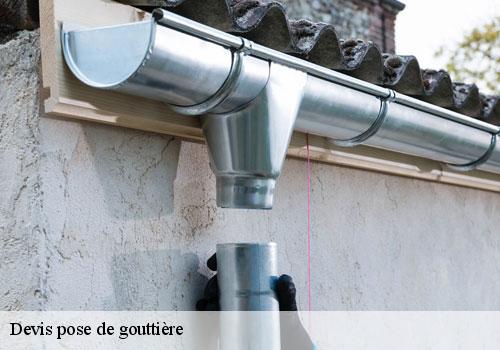 Devis pose de gouttière