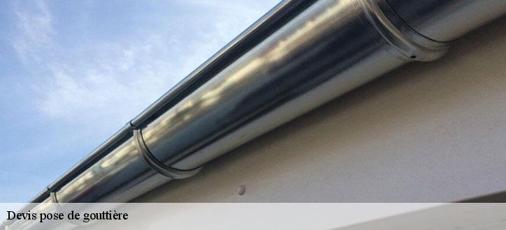 Devis pose de gouttière