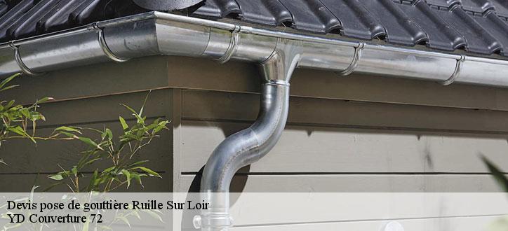 Devis pose de gouttière