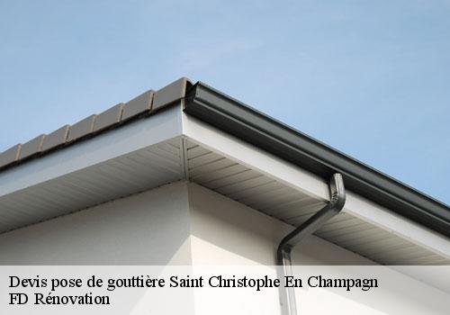 Devis pose de gouttière
