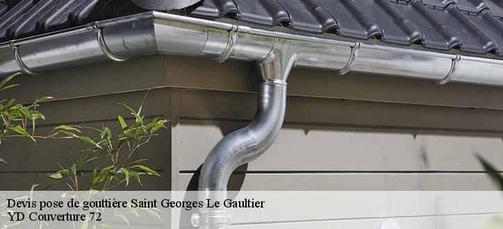 Devis pose de gouttière