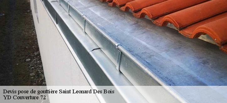 Devis pose de gouttière