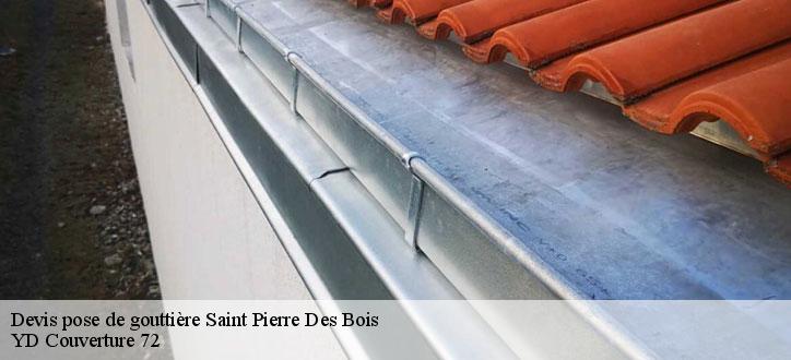 Devis pose de gouttière