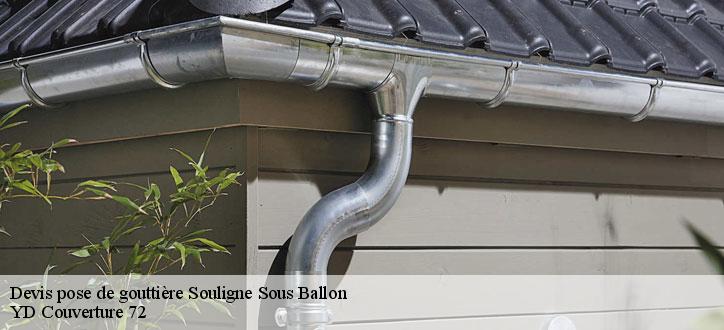 Devis pose de gouttière