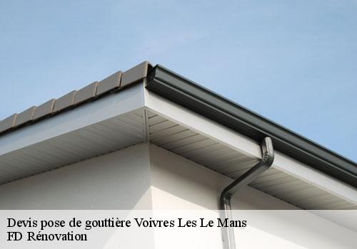 Devis pose de gouttière