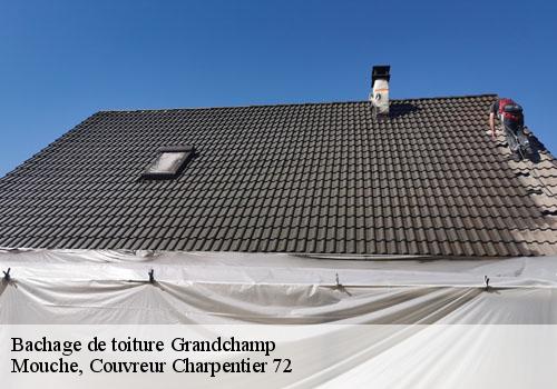 Bachage de toiture  grandchamp-72610 Mouche, Couvreur Charpentier 72