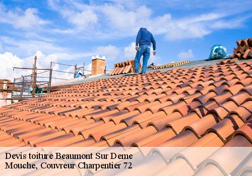 Devis toiture  beaumont-sur-deme-72340 Mouche, Couvreur Charpentier 72