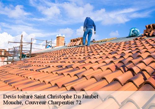 Devis toiture  saint-christophe-du-jambet-72170 Mouche, Couvreur Charpentier 72
