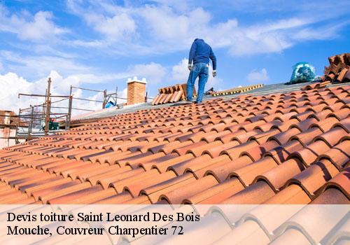 Devis toiture  saint-leonard-des-bois-72590 Mouche, Couvreur Charpentier 72