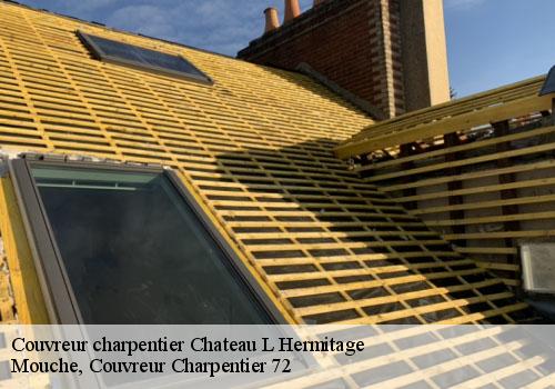 Couvreur charpentier  chateau-l-hermitage-72510 Mouche, Couvreur Charpentier 72