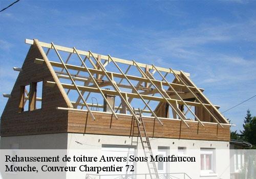 Rehaussement de toiture  auvers-sous-montfaucon-72540 Mouche, Couvreur Charpentier 72