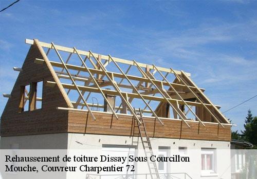 Rehaussement de toiture  dissay-sous-courcillon-72500 Mouche, Couvreur Charpentier 72