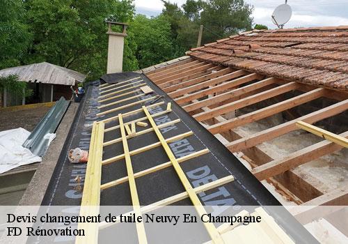 Devis changement de tuile