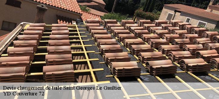 Devis changement de tuile