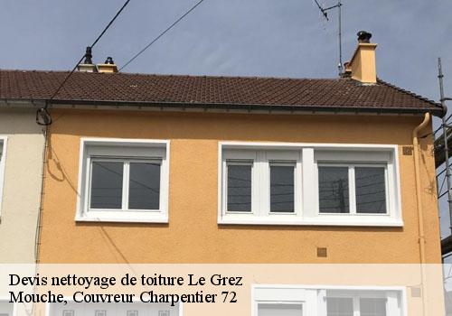 Devis nettoyage de toiture  le-grez-72140 Mouche, Couvreur Charpentier 72
